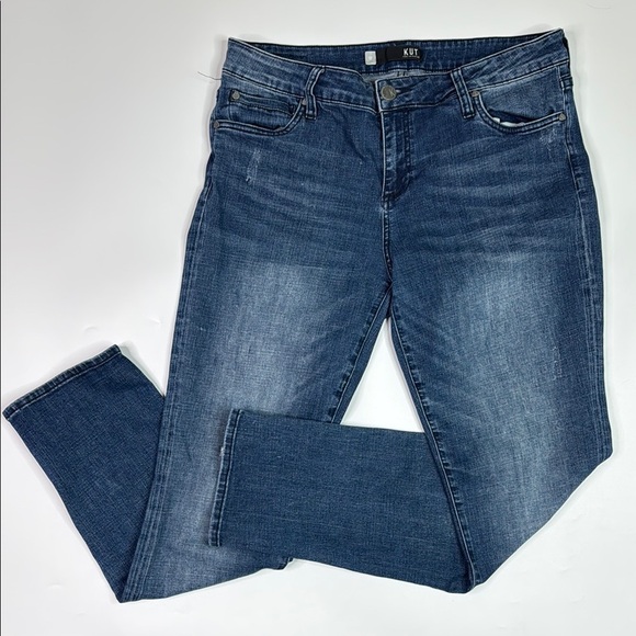 KUT Catherine Boyfriend Denim Jeans Size 12 - Picture 1 of 11